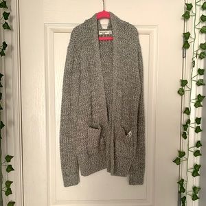 Gray Abercrombie Kids Cardigan